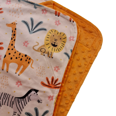 Petit Bebe Soft Comfortable and Hypoallergenic Minky Blanket