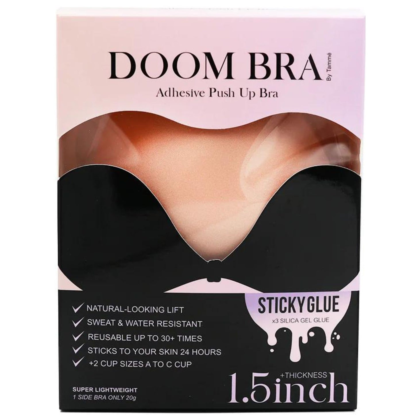 Tamme Doom Adhesive Push Up Bra