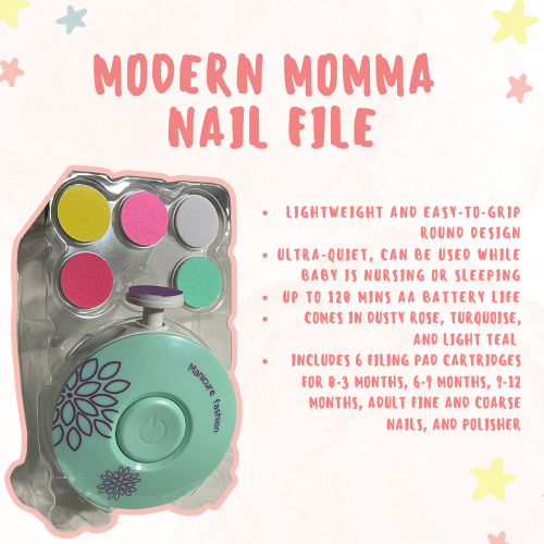 Modern Momma Automatic Electronic Nail File Trimmer