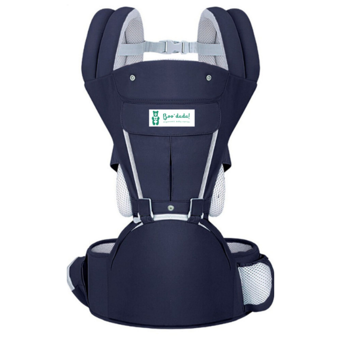 Boodada Ergonomic Hip Seat Baby Carrier Comfortable Sling with Pockets