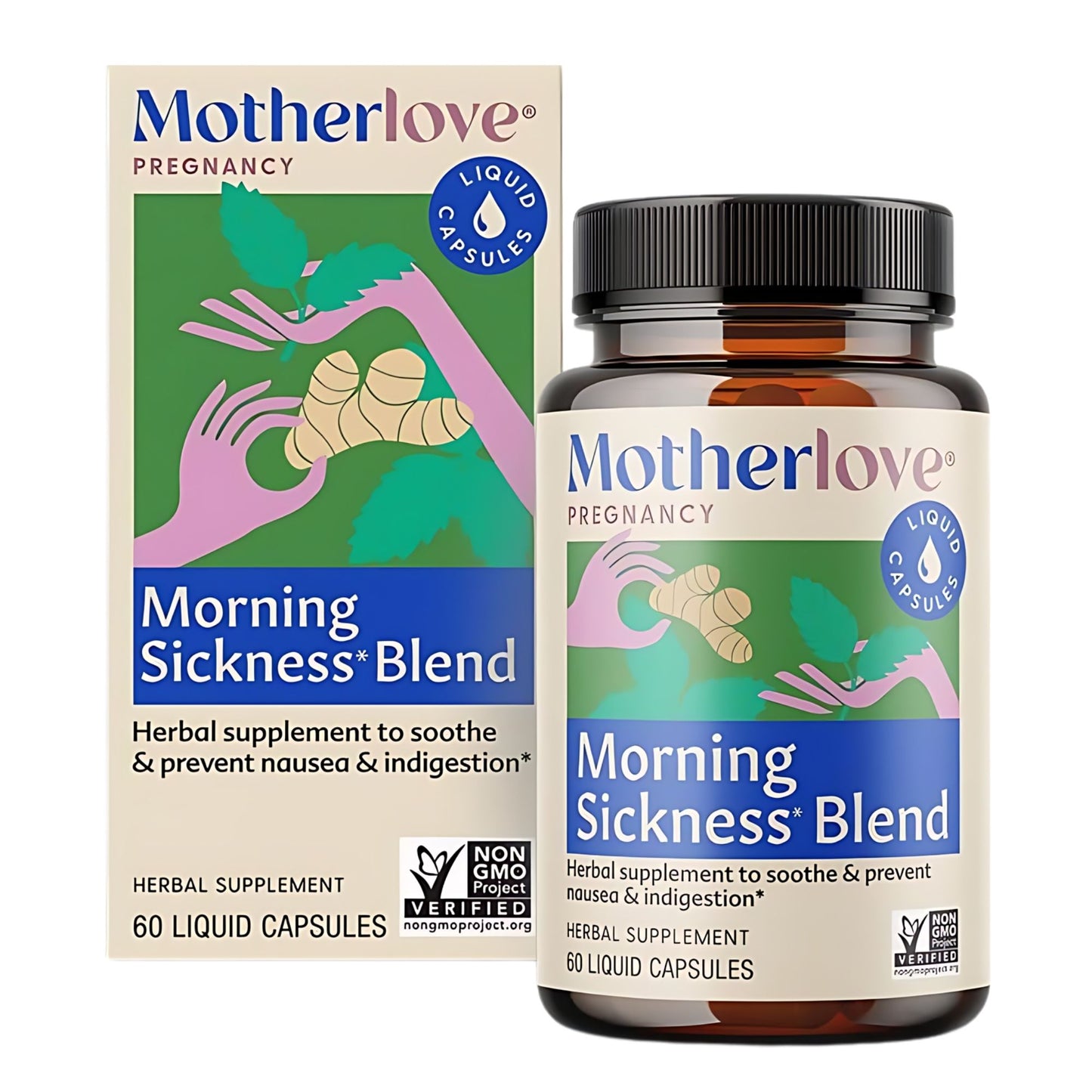 Motherlove Morning Sickness Blend Liquid Capsules