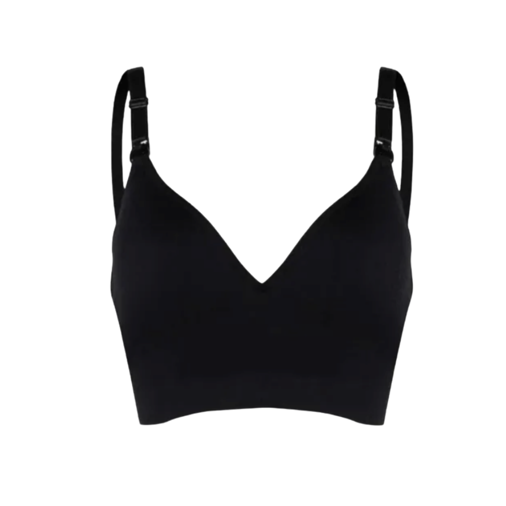 Bosom Buds Maternity Seamless Wireless T Shirt Nursing Bra With Built In Breastpads in Meredith