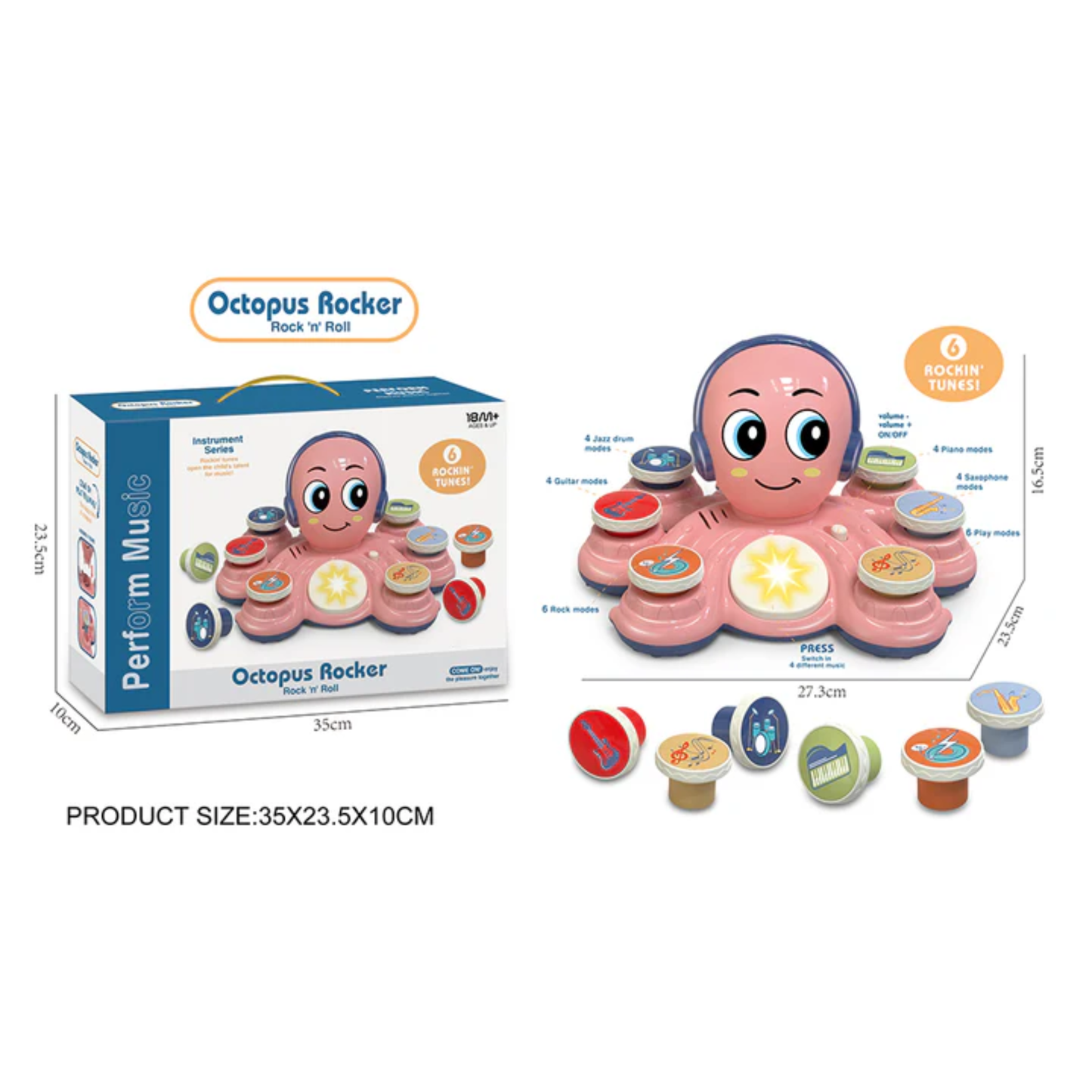 Little Fat Hugs Octopus Rocker