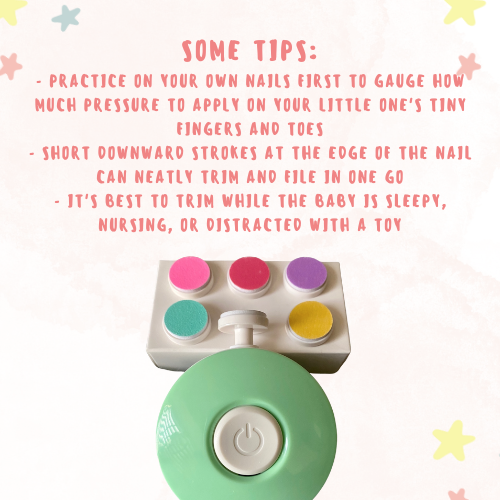 Modern Momma Automatic Electronic Nail File Trimmer