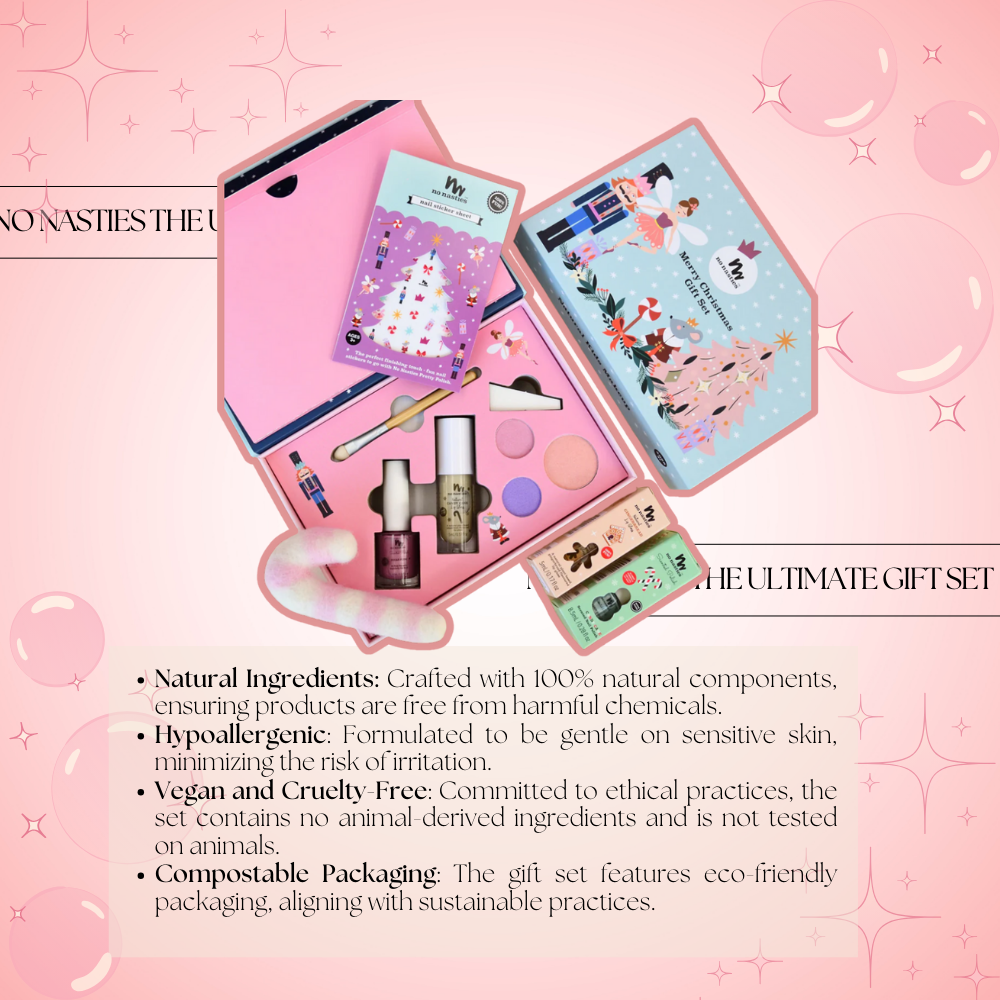 No Nasties The Ultimate Natural Kids Makeup Christmas Pop Up Gift Set