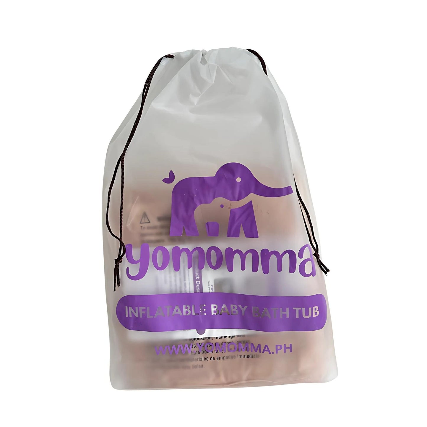 Yomomma Inflatable Baby Bath Tub | Comes with reusable pouch for easy storage