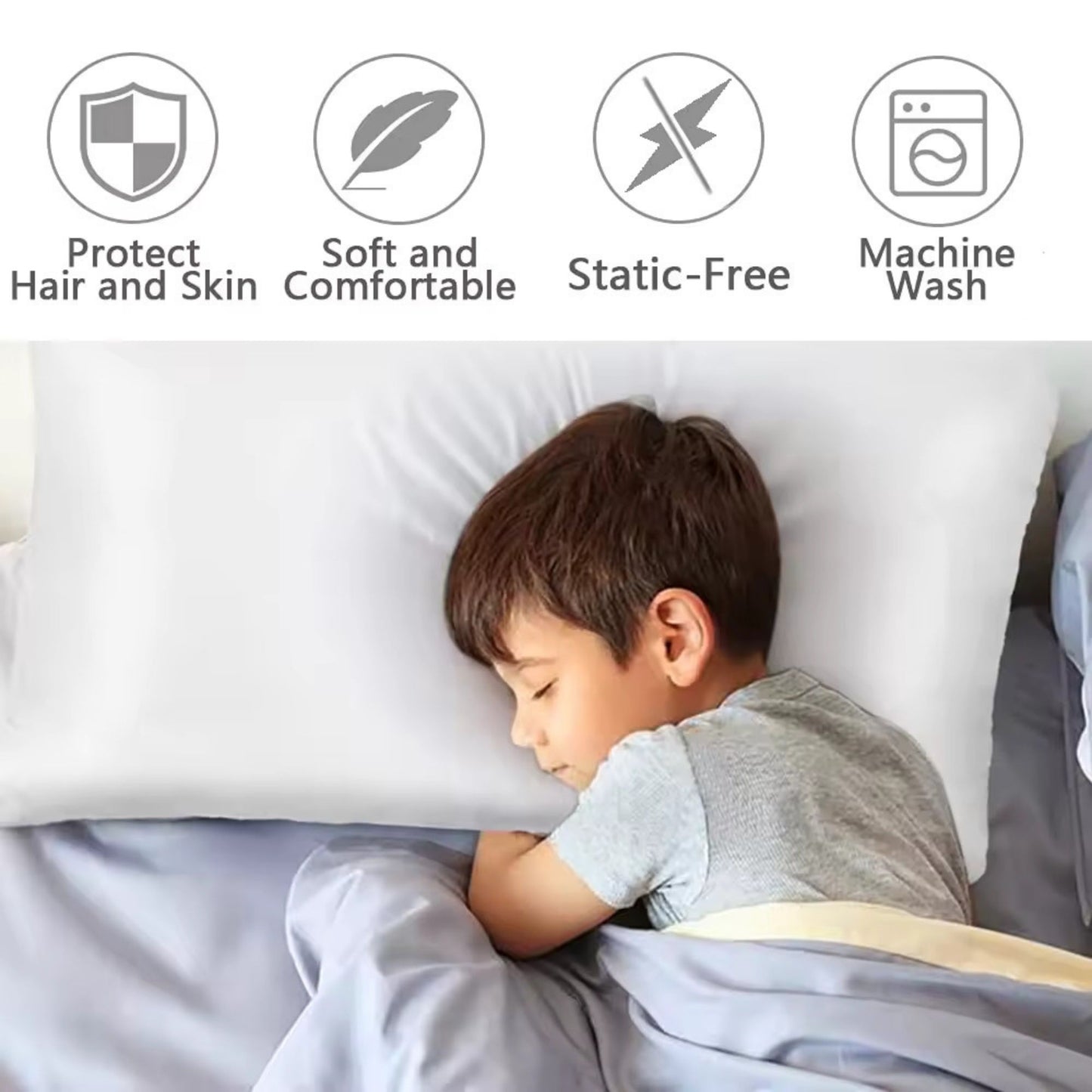 Boodada 100% Cotton Toddler Pillow