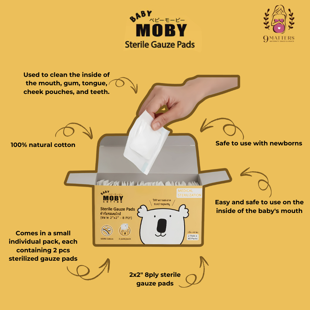 Baby Moby Sterile Gauze Pads