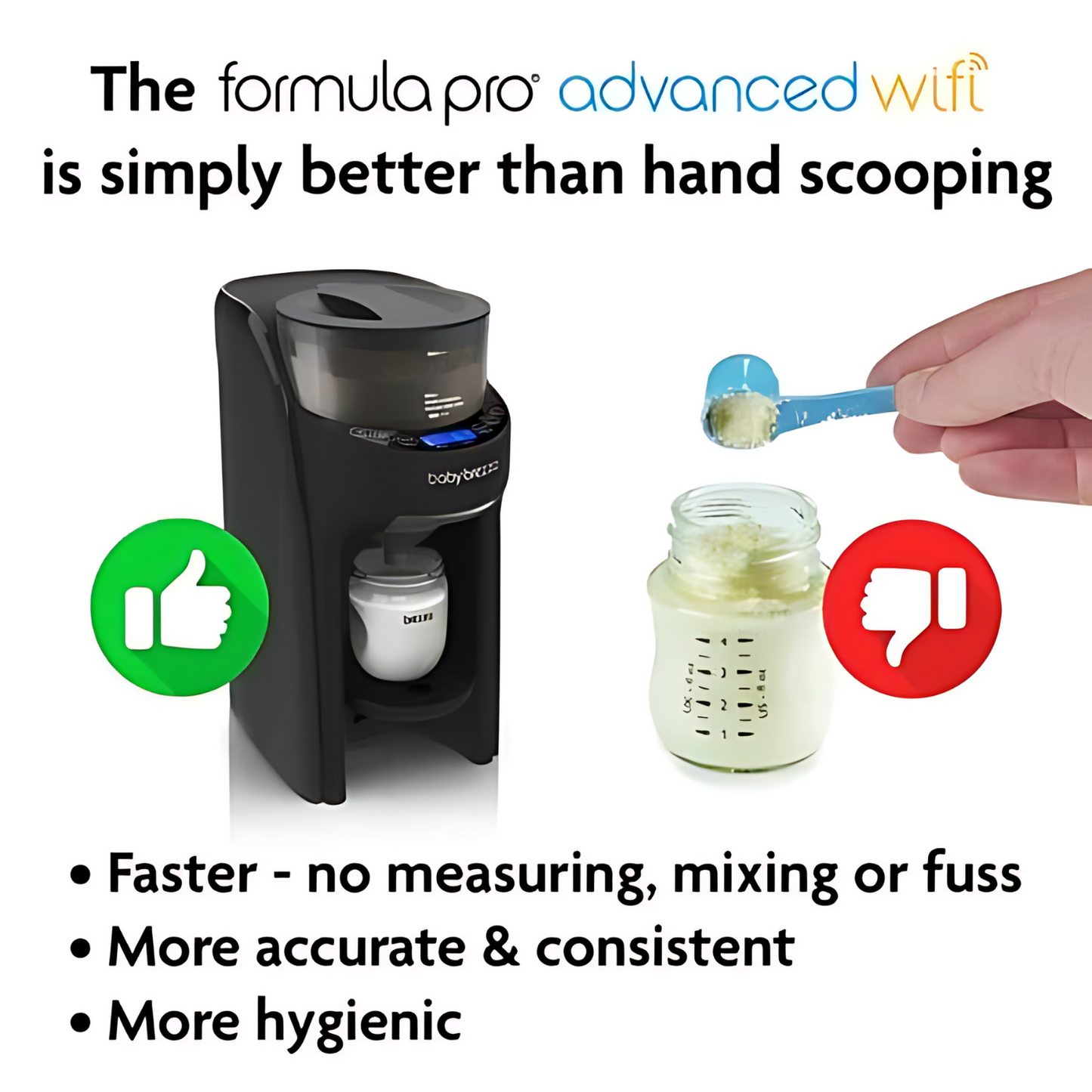 Baby Brezza Milk Pro Advanced Baby Formula Dispenser - Black