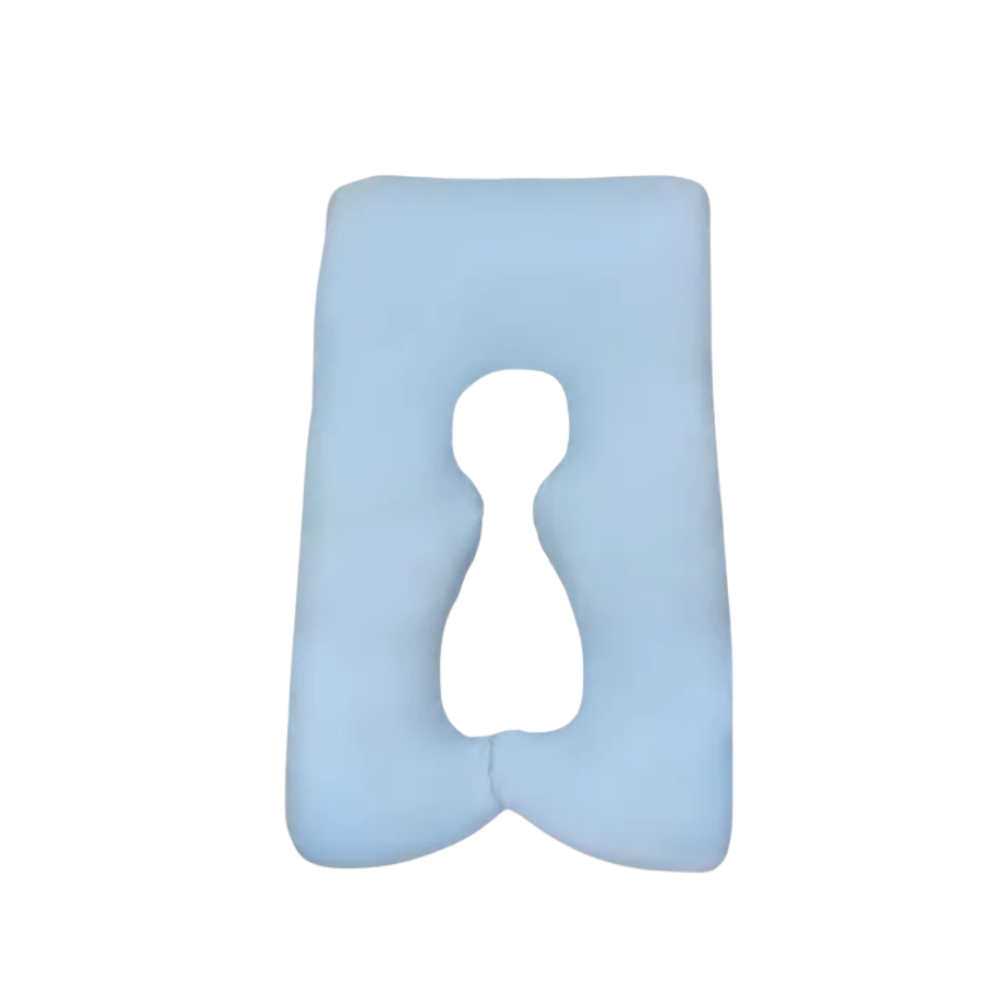 Little Totts Maternity Pillow (U-Shaped with Belly Support Hole)