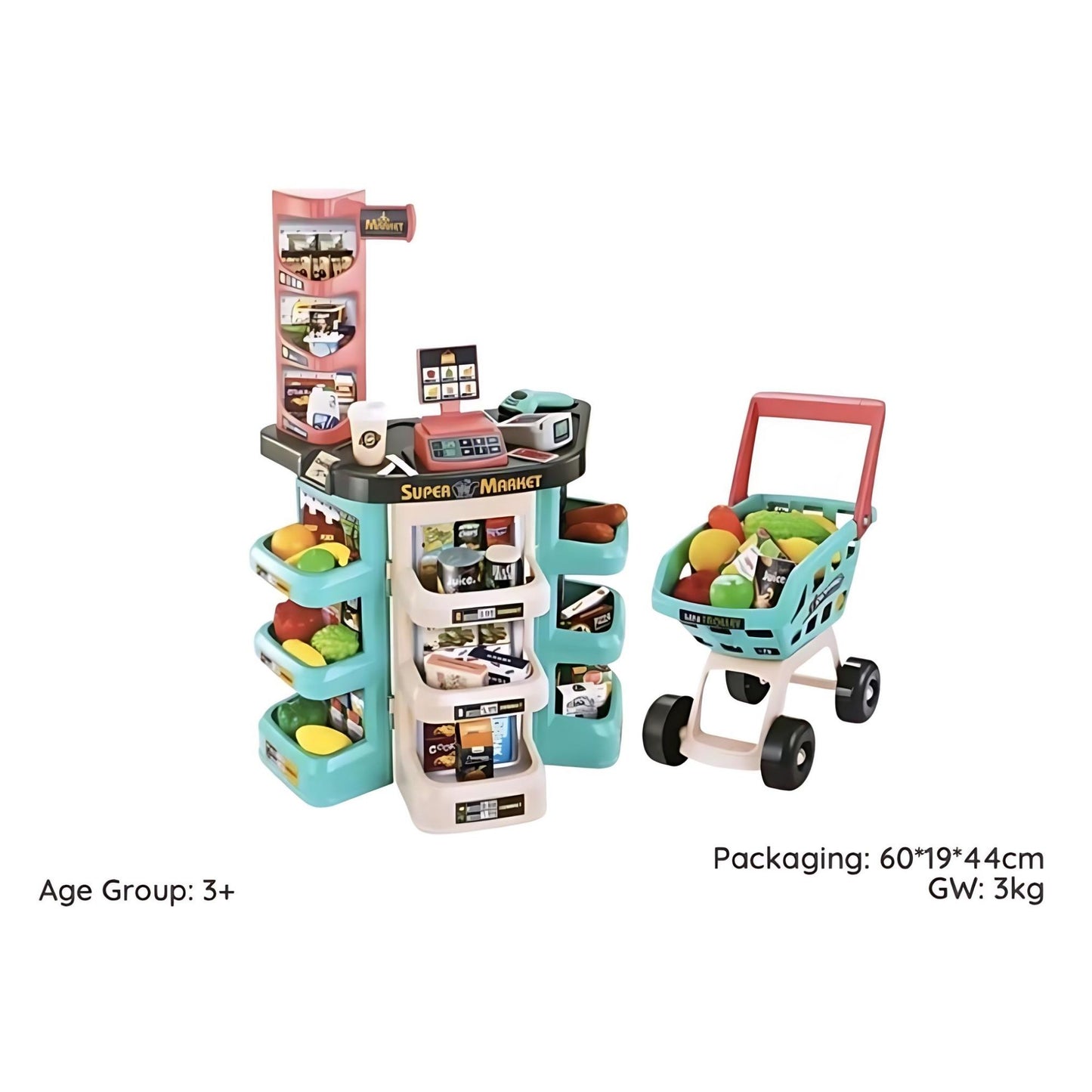 Kodomo Playhouse Supermarket with Cart