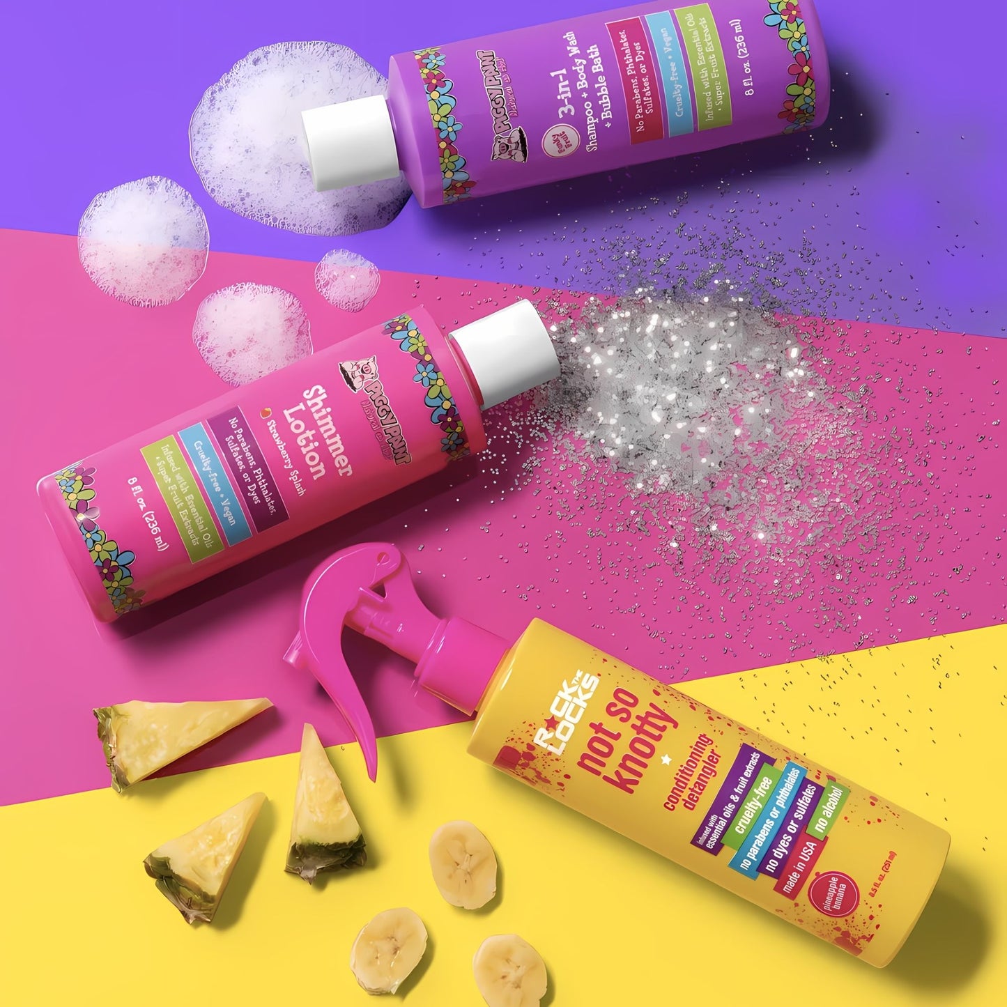 Piggy Paint Strawberry Splash Shimmer Lotion 236ML