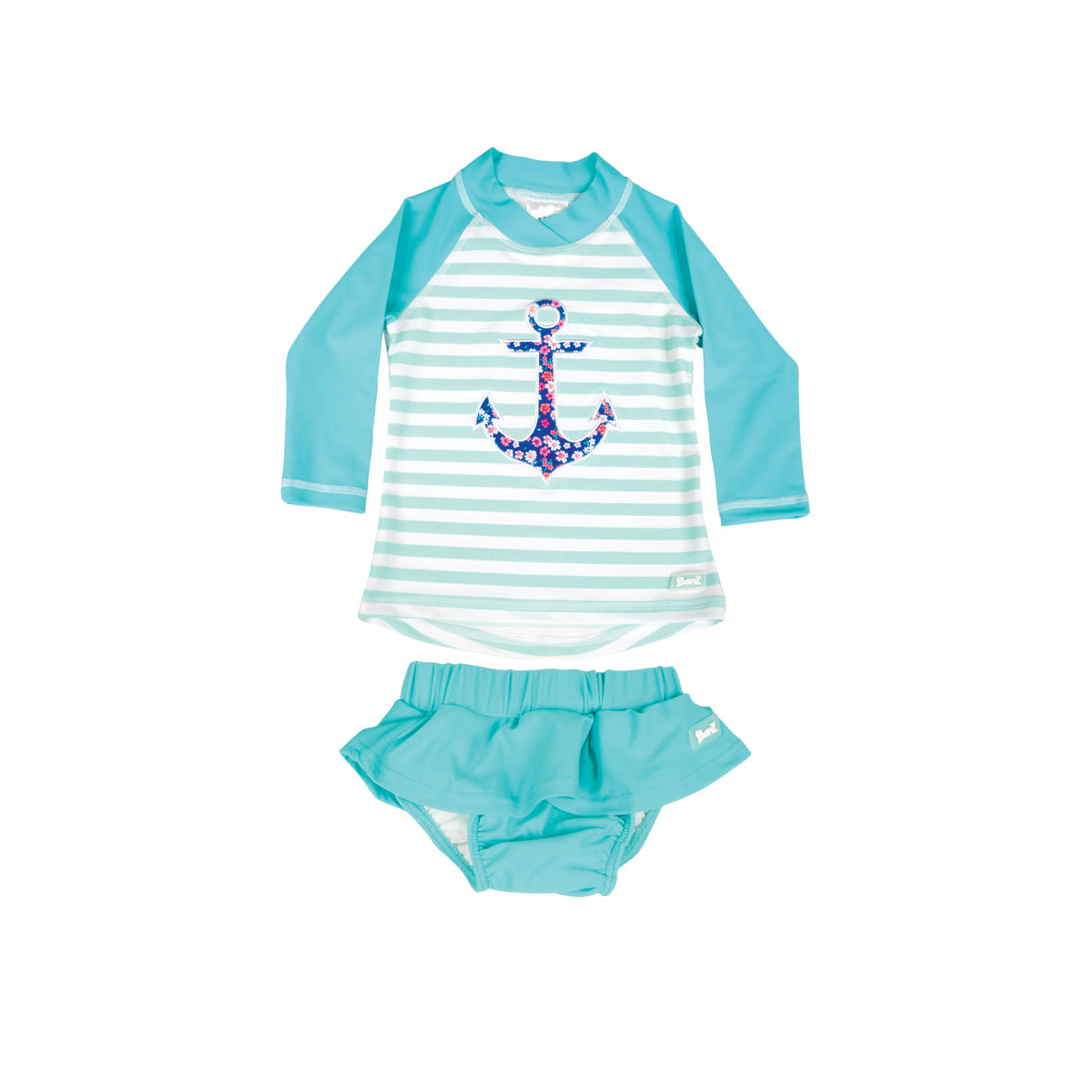 Banz Girls Two Piece Tank Swimsuit Set