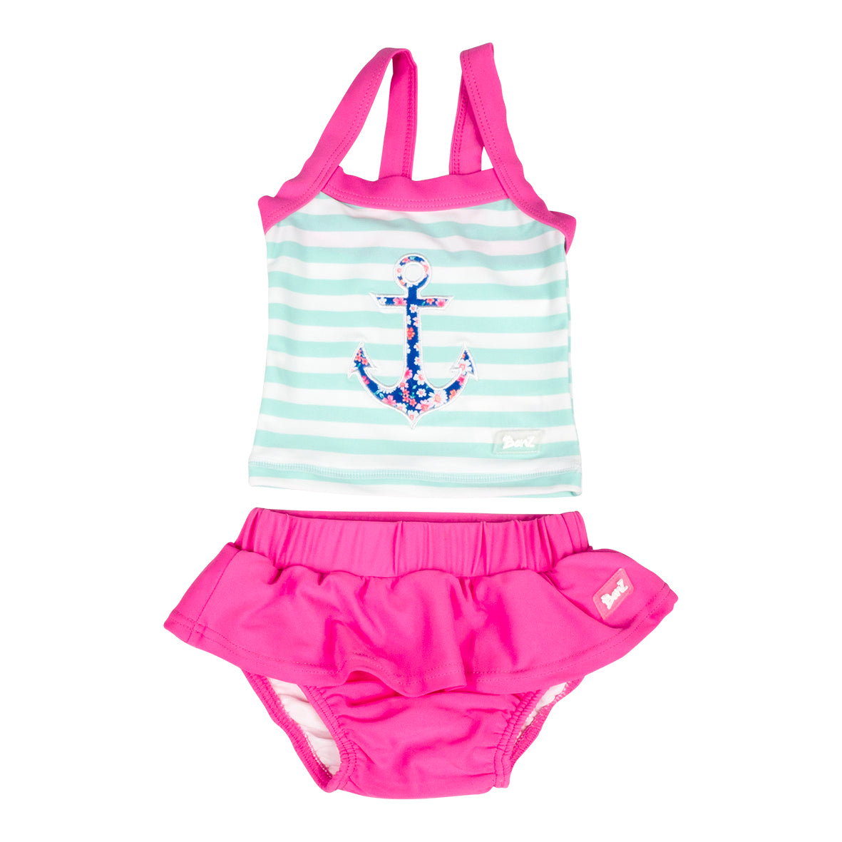 Banz Girls Two Piece Tank Swimsuit Set