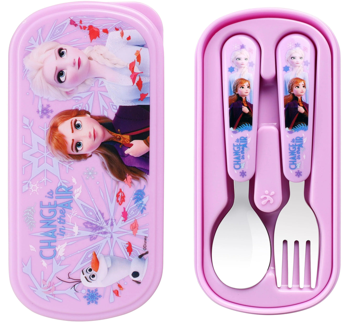 Dish Me Disney Tableware Spoon, Fork Cutlery Set with Case