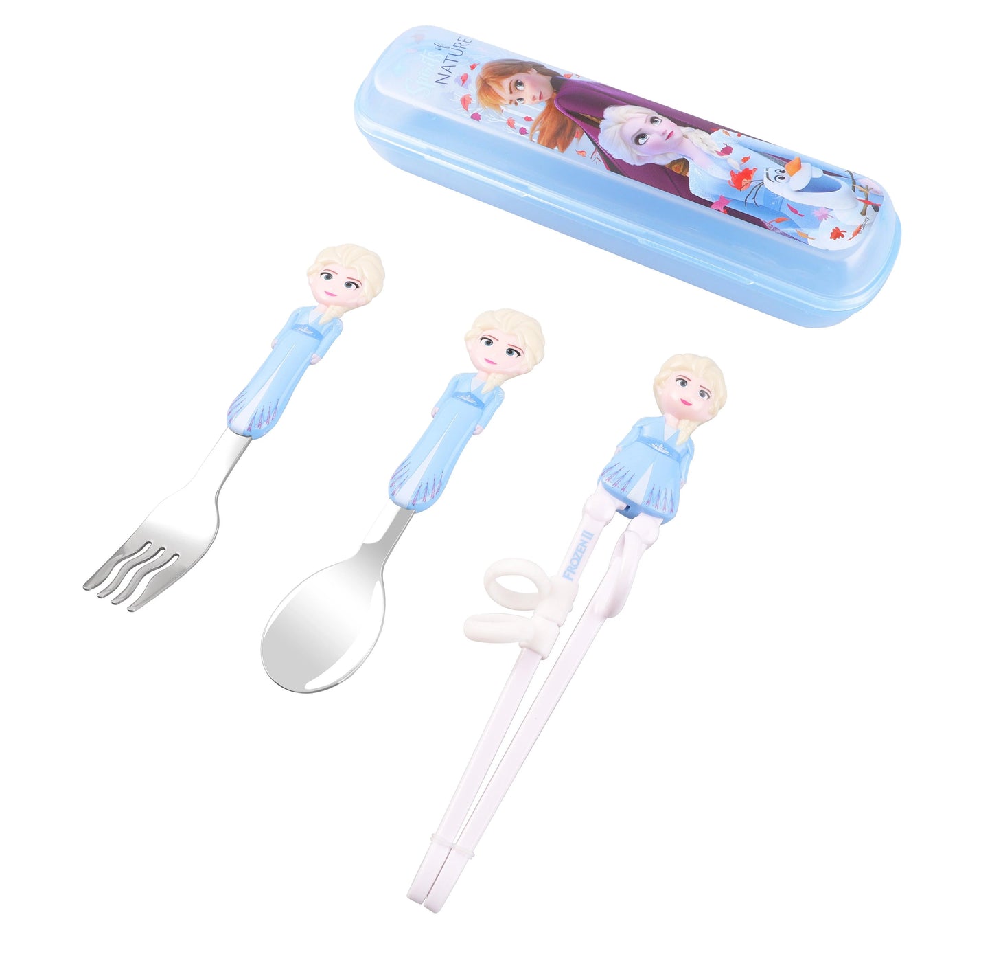 Dish Me Disney Tableware Spoon, Fork & Chopsticks Set with Case