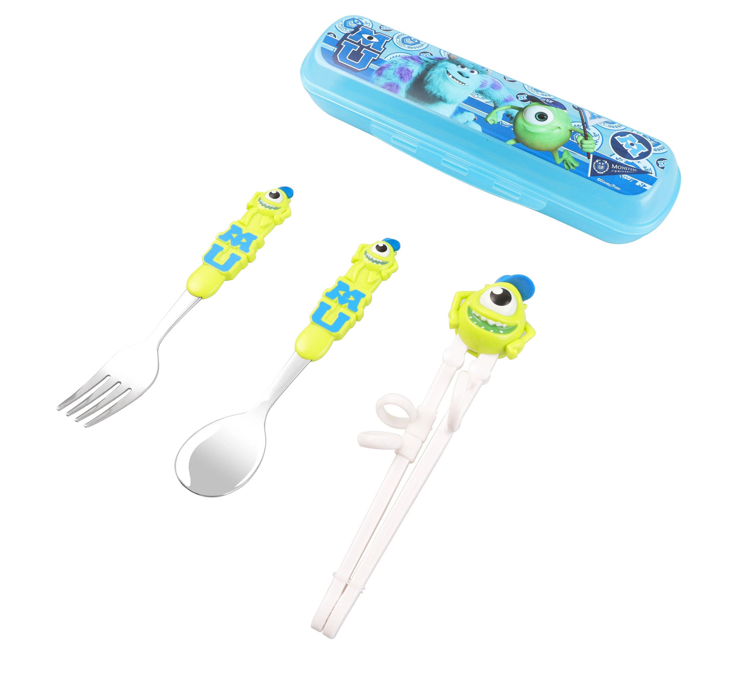 Dish Me Disney Tableware Spoon, Fork & Chopsticks Set with Case