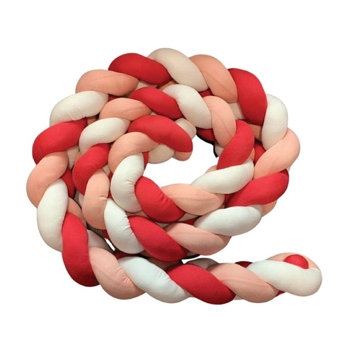 Little Totts Knot Bumper on Crib