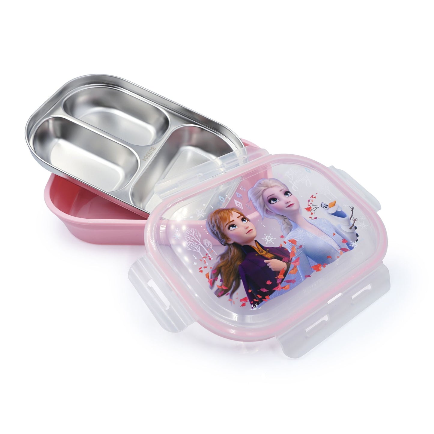 Dish Me Disney Tableware 3-Grid Stainless Lunch Box