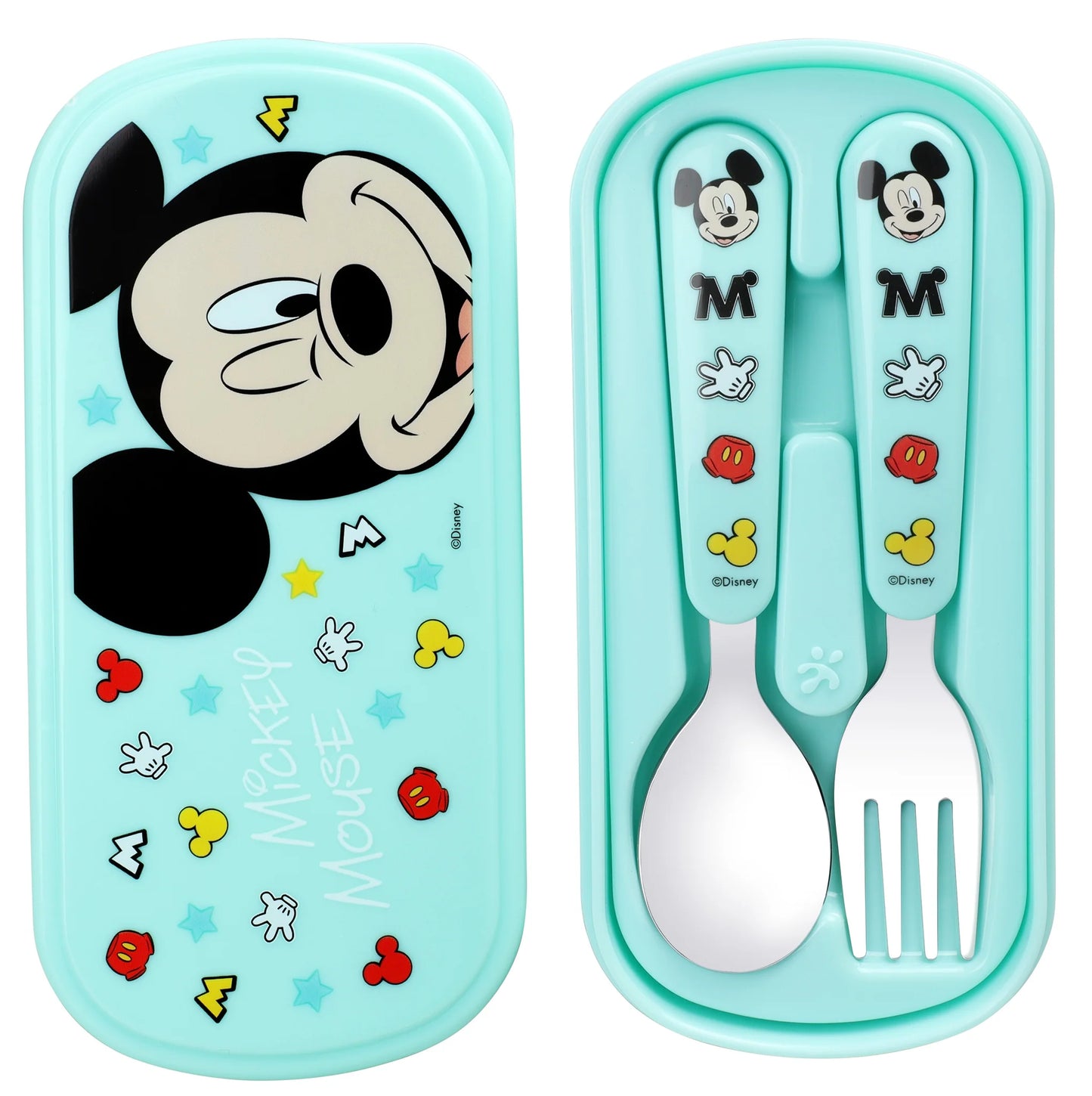 Dish Me Disney Tableware Spoon, Fork Cutlery Set with Case