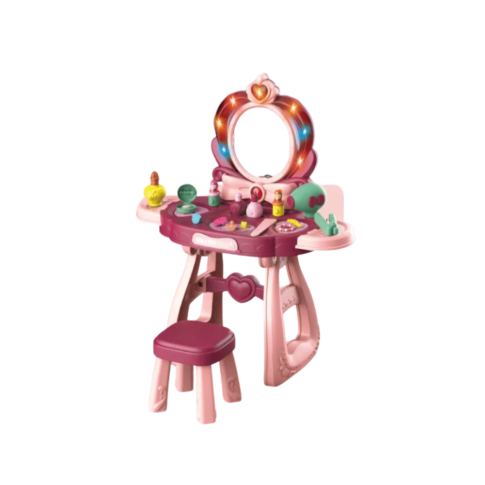 Kodomo Playhouse Pretend Play Make Up Desk Beautician Fashion Play Set