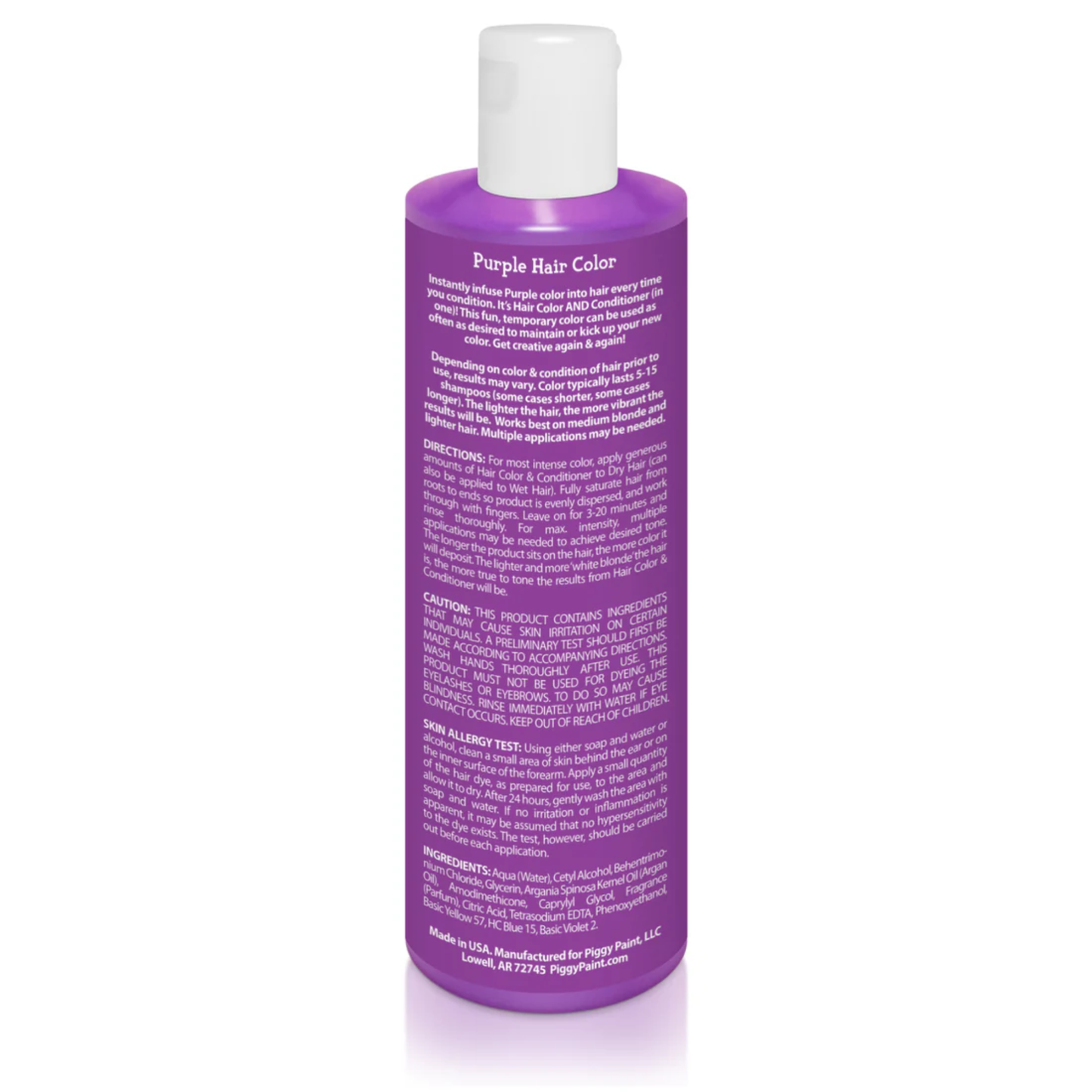 Piggy Paint Hair Color & Conditioner | 236ML PURPLE