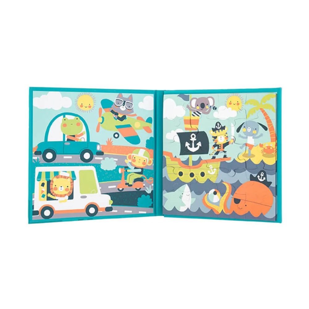 Stephen Joseph 4 in 1 Magnetic Puzzles | 40 Pieces For 3 years Old and Up