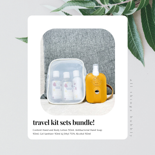 All Things Bubbly Travel Kit Sets Bundle