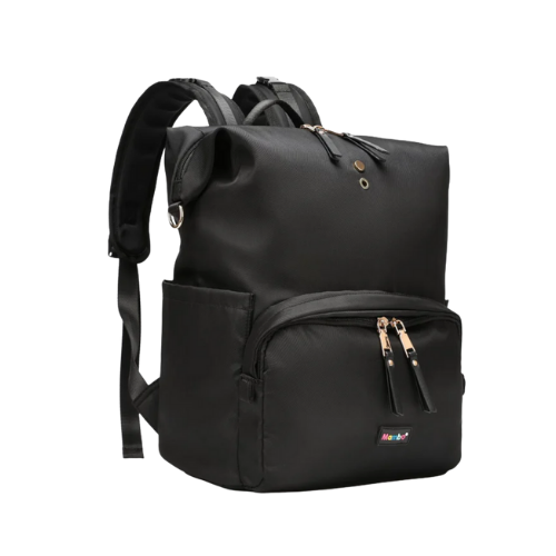 Mambo Baby Nylon Waterproof Multipocket Diaper Bag