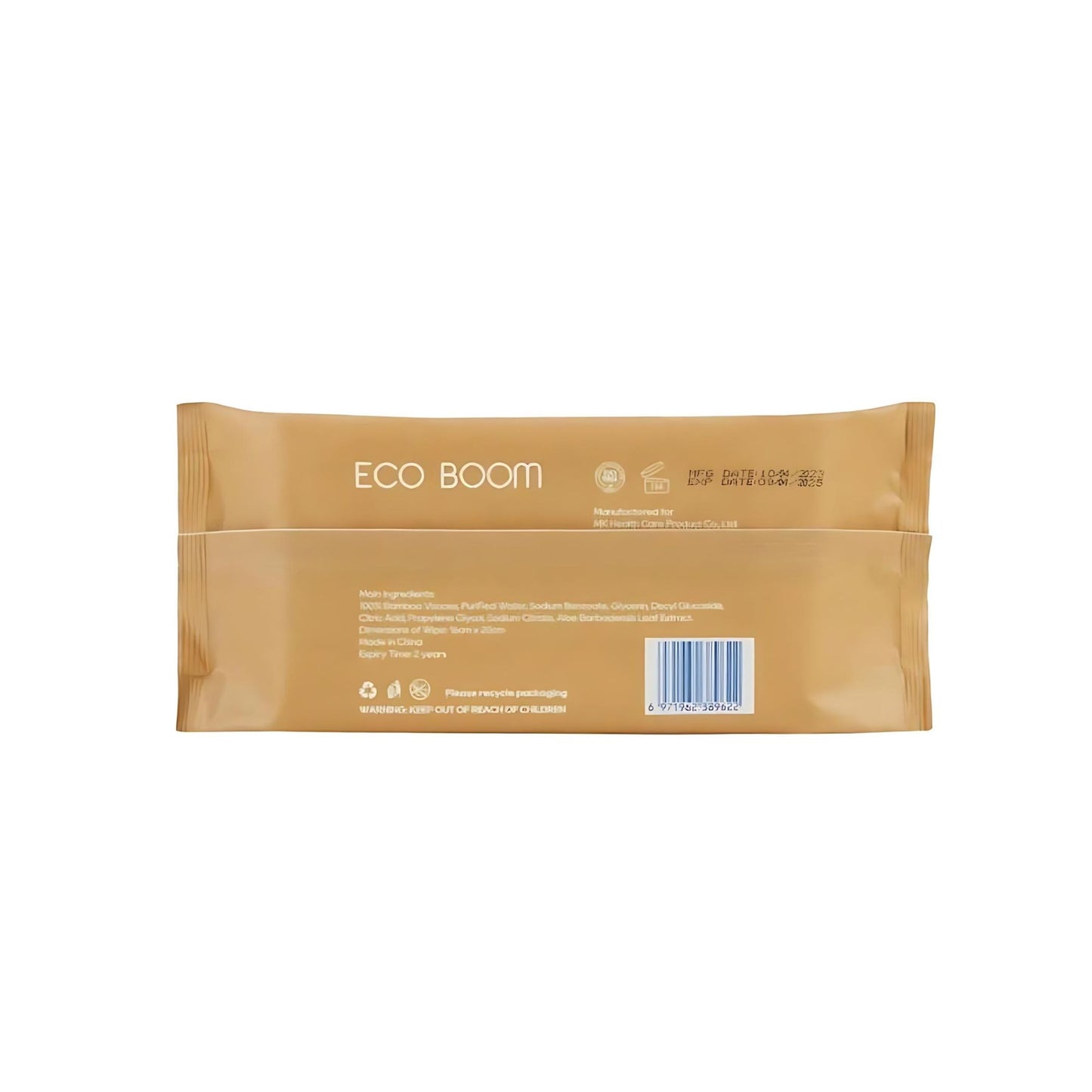 Eco Boom 100% Biodegradable Bamboo Wipes