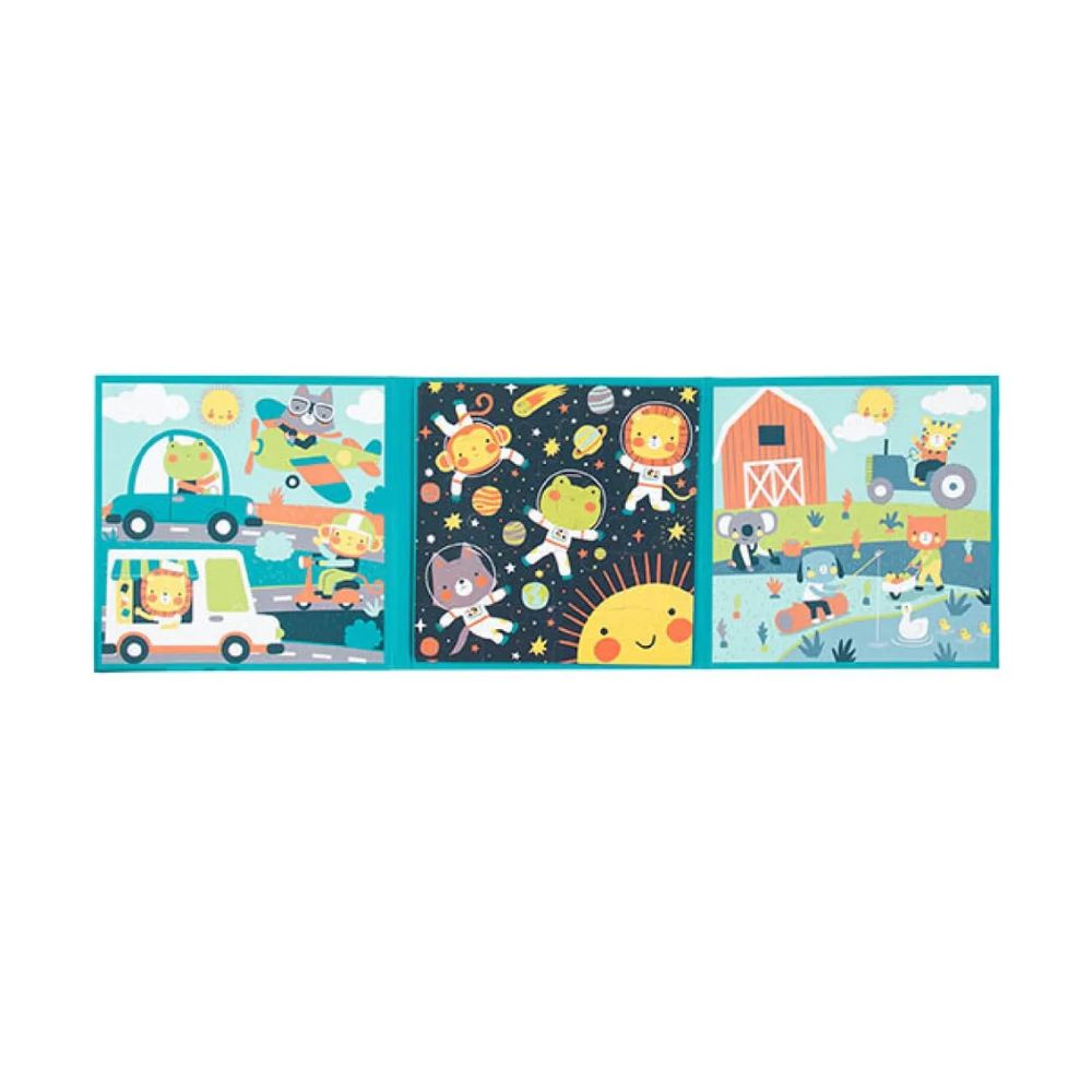 Stephen Joseph 4 in 1 Magnetic Puzzles | 40 Pieces For 3 years Old and Up