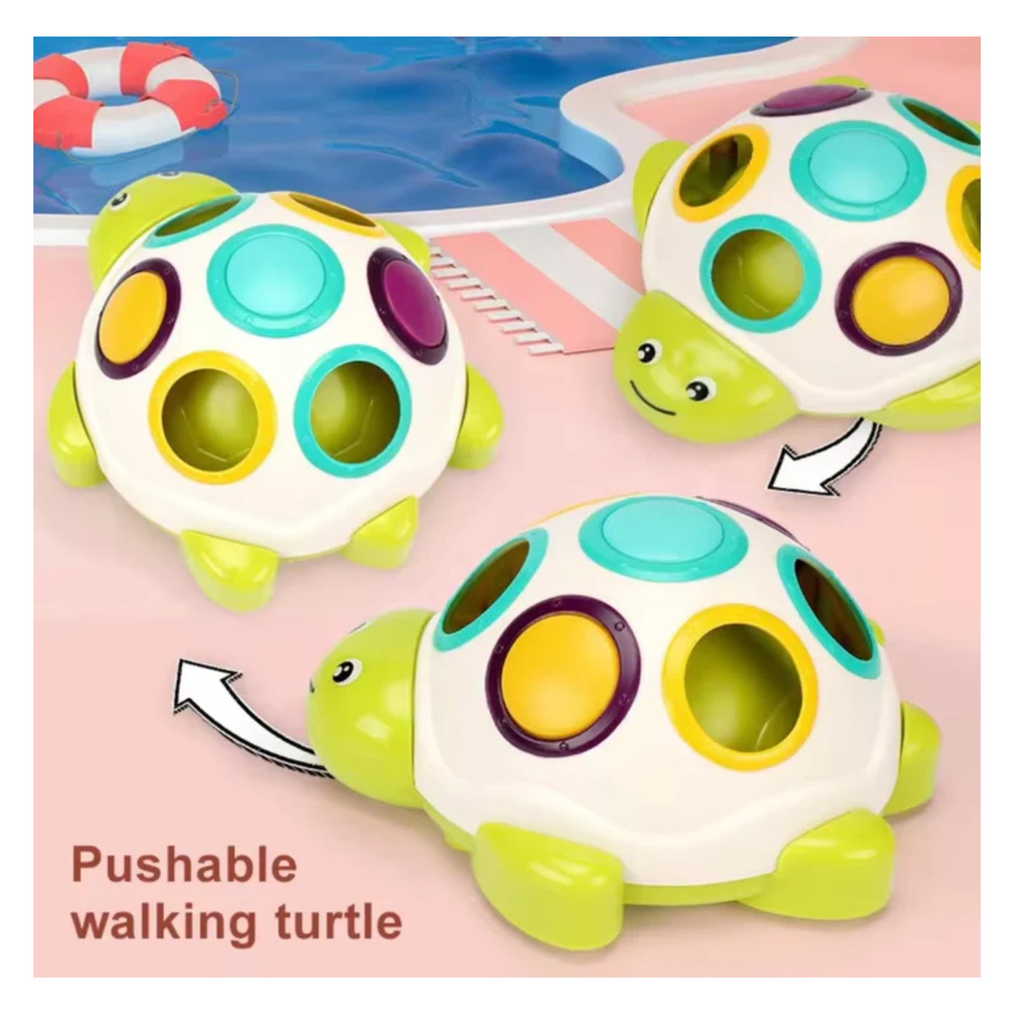 Little Fat Hugs Sliding Turtle