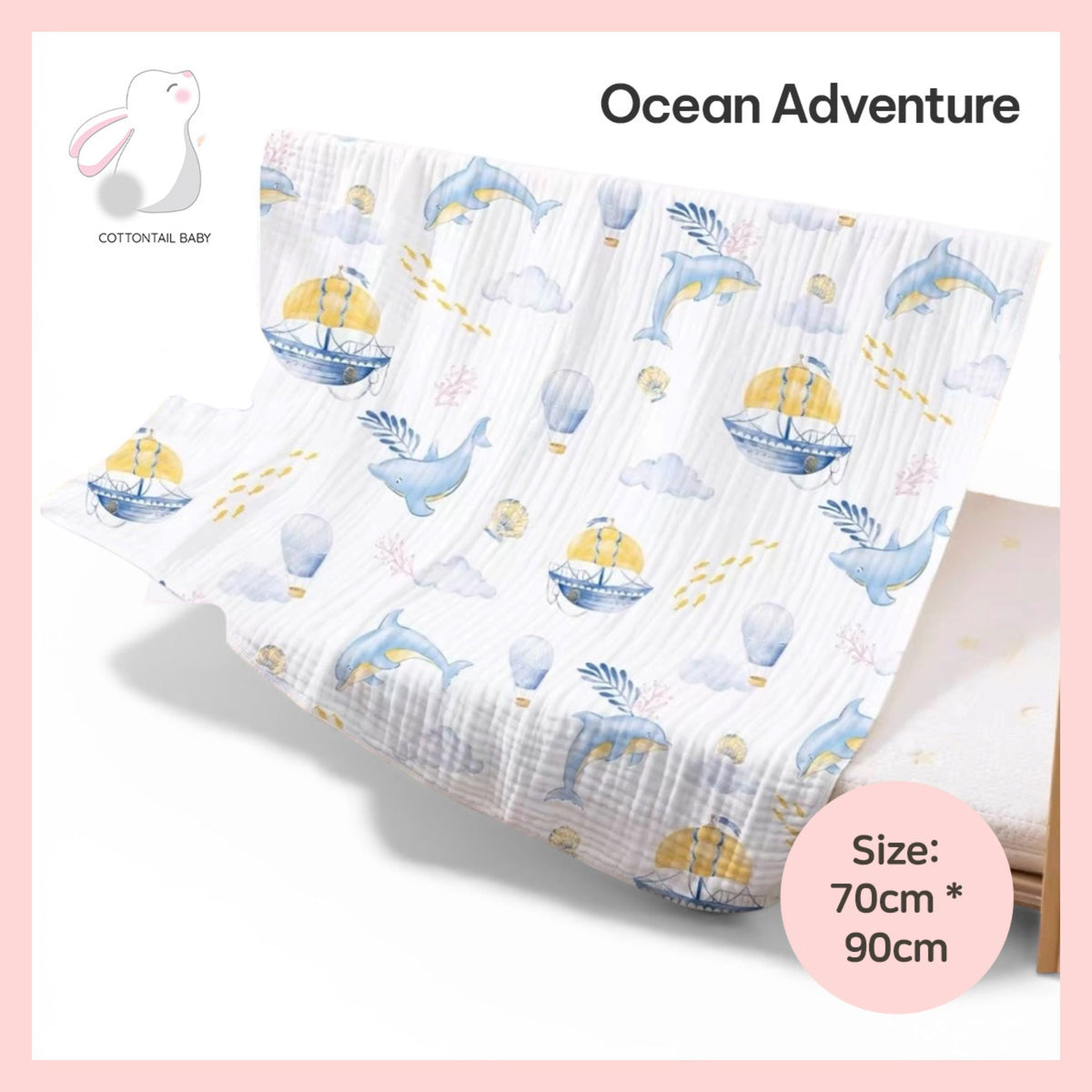 Cottontail Baby PureSoft Gauze Towel
