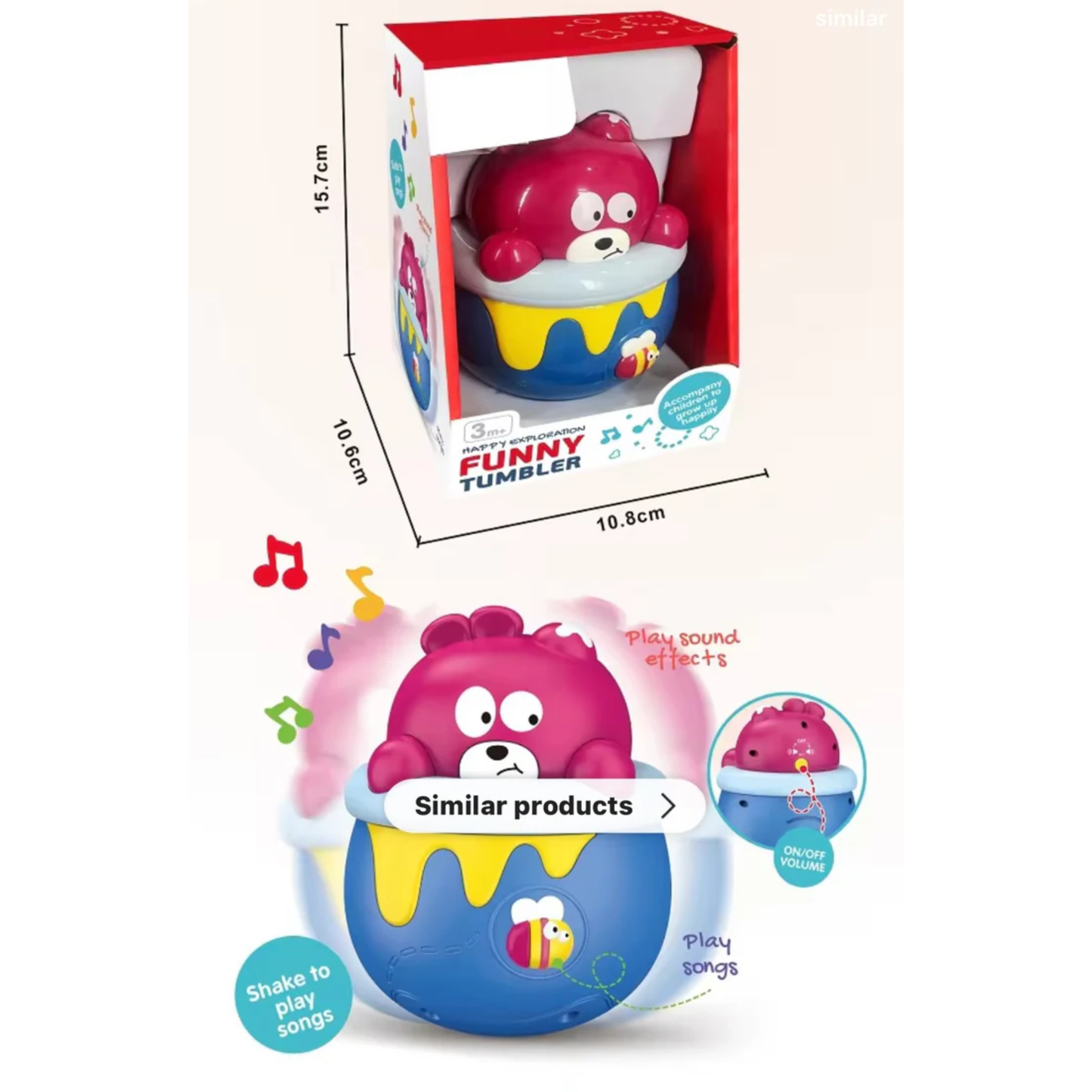 Little Fat Hugs Funny Bear Tumbler