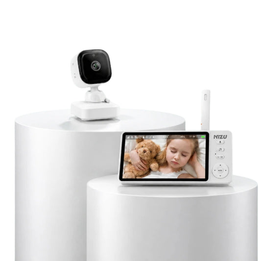 Nizu 2-in-1 Baby Monitor | AI Wireless Baby monitor for Car + Home