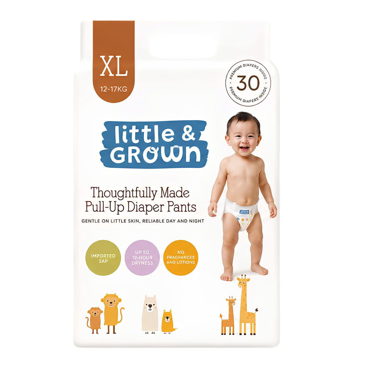Little & Grown Pull Up Diapers 30's