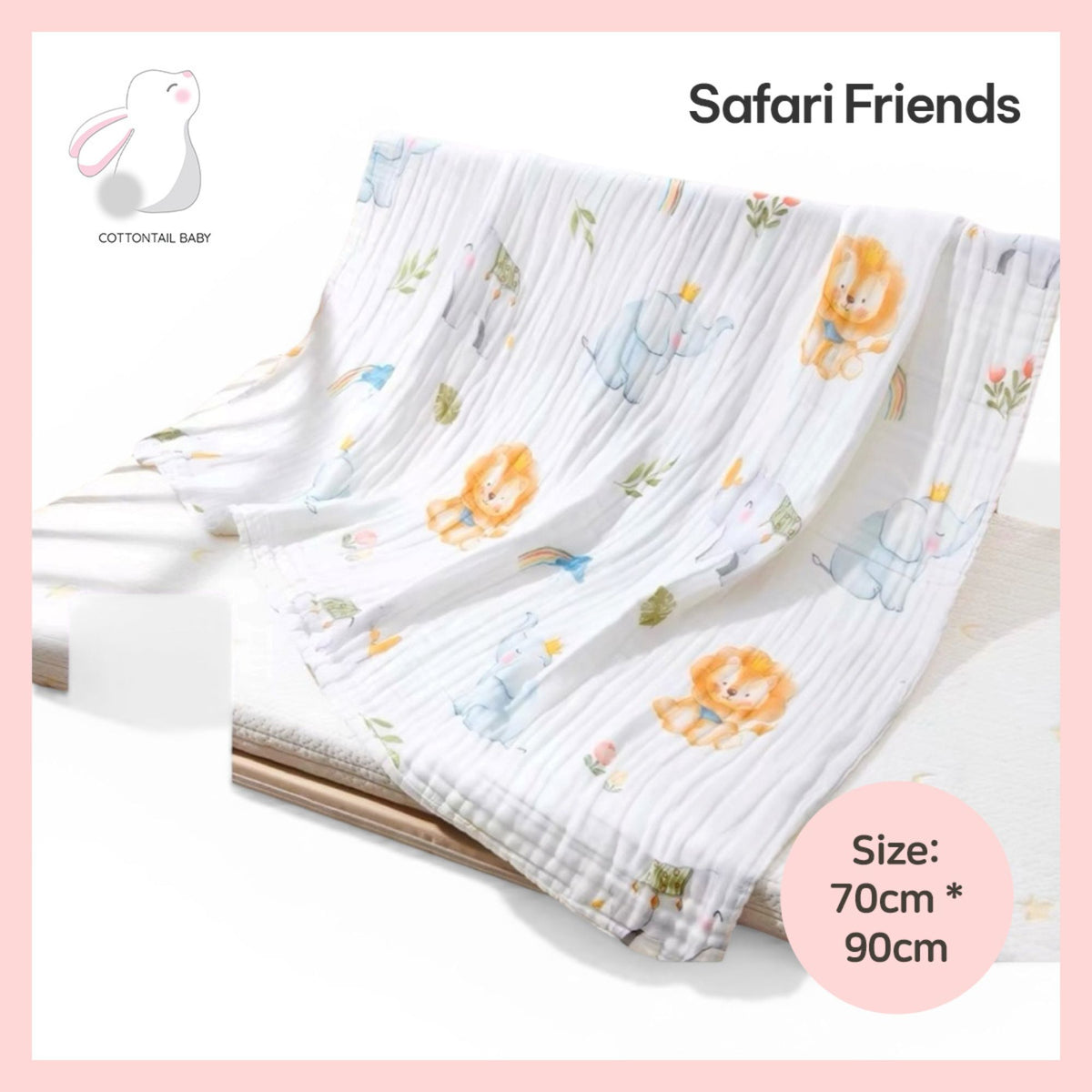 Cottontail Baby PureSoft Gauze Towel