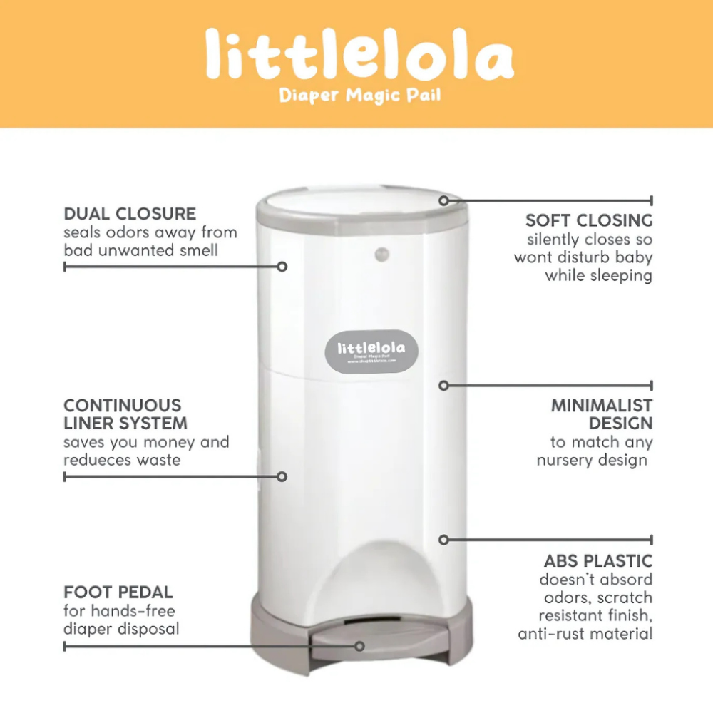 Littlelola Diaper Magic Pail/Bin