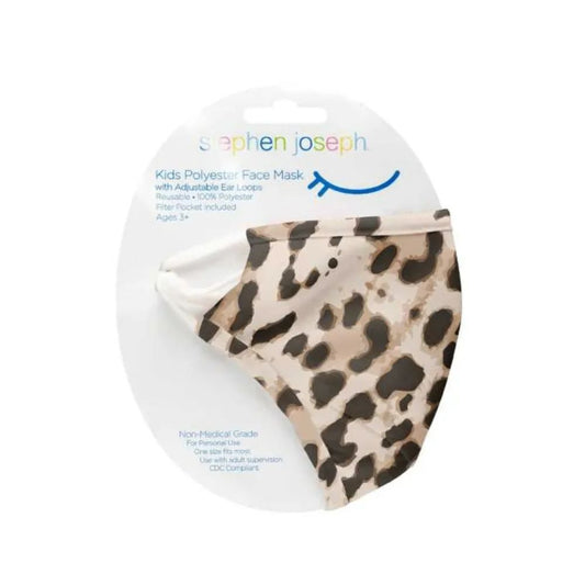 Stephen Joseph Kids Face Mask Reusable Washable with Filter Pocket for Children