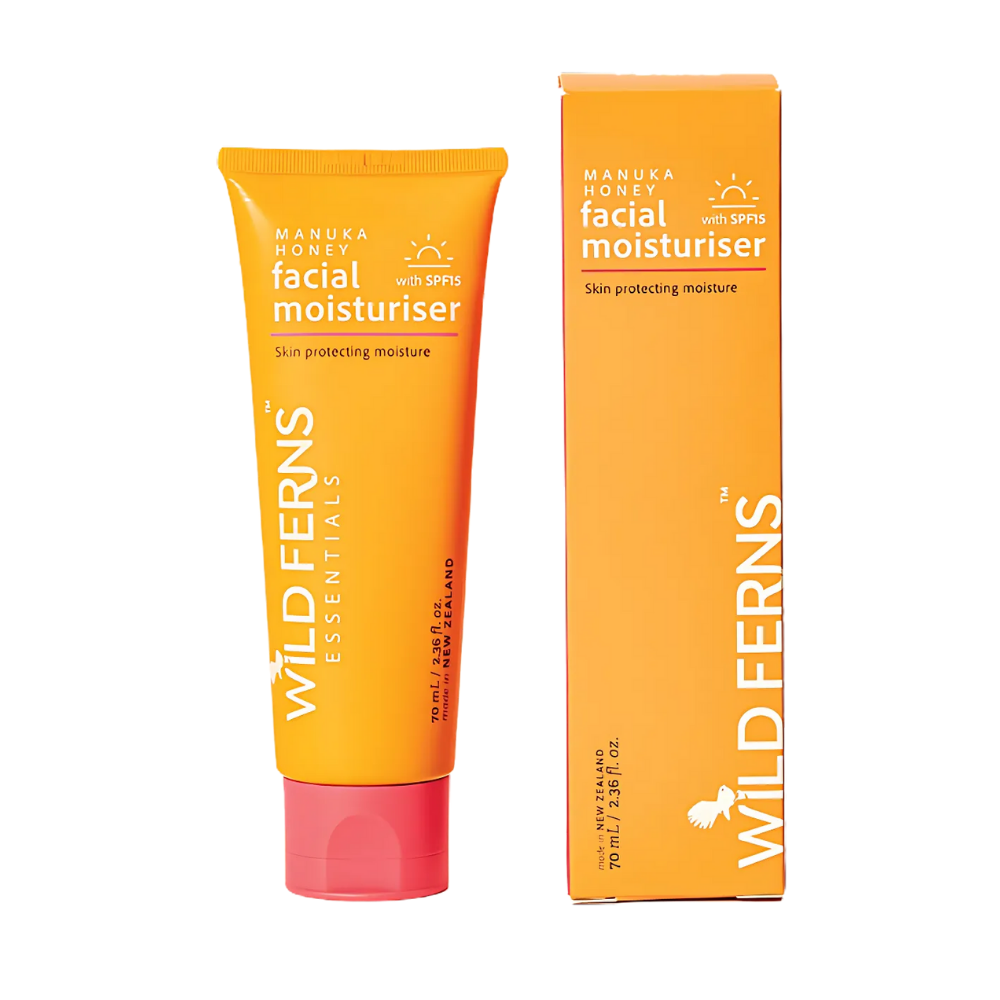 Wild Ferns Essentials Manuka Honey Facial Moisturiser with SPF 15+ (70ml)