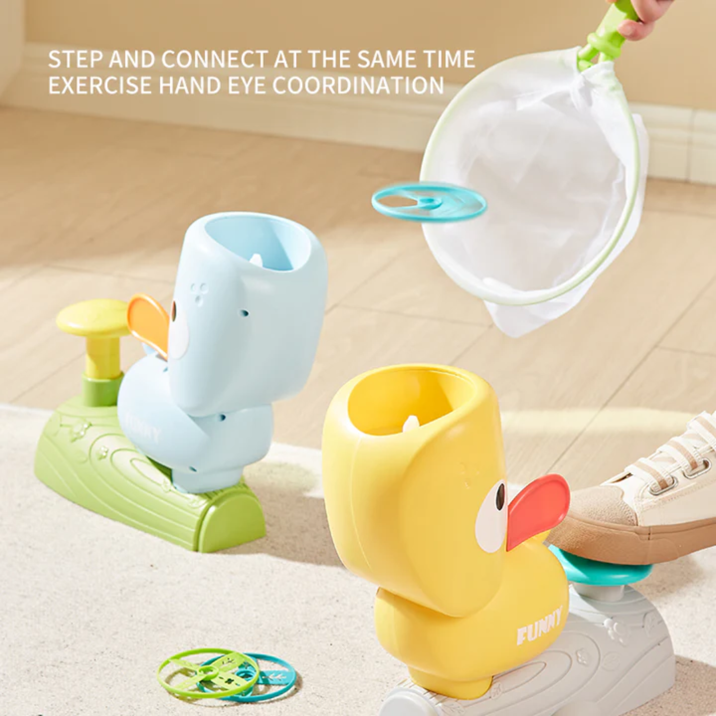 Little Fat Hugs Duck Flying Disc | Yellow