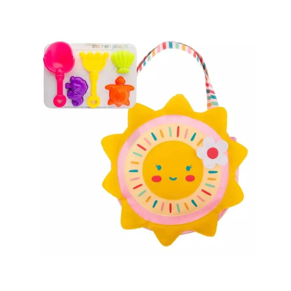 Stephen Joseph Beach Tote with Sand Toys