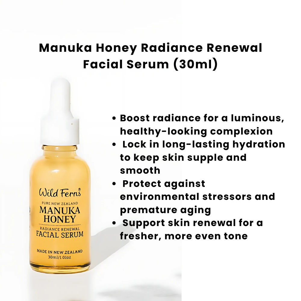 Wild Ferns Manuka Honey Radiance Renewal Facial Serum (30 ml)