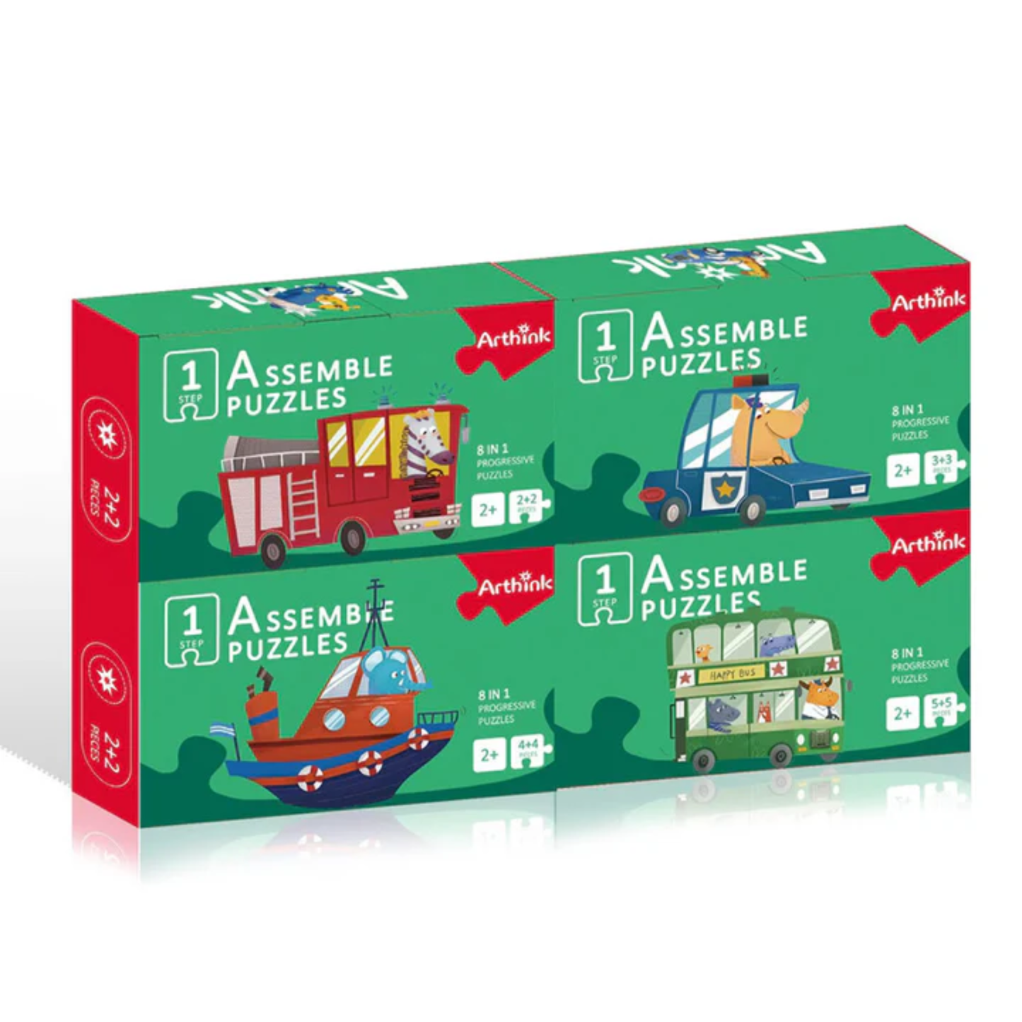 Little Fat Hugs Vehicle Jigsaw Puzzle