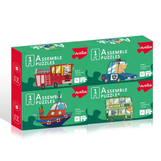 Little Fat Hugs Vehicle Jigsaw Puzzle
