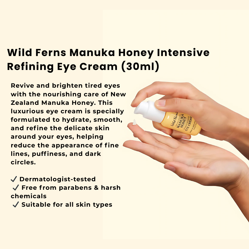 Wild Ferns Manuka Honey Intensive Refining Eye Cream (30ml)