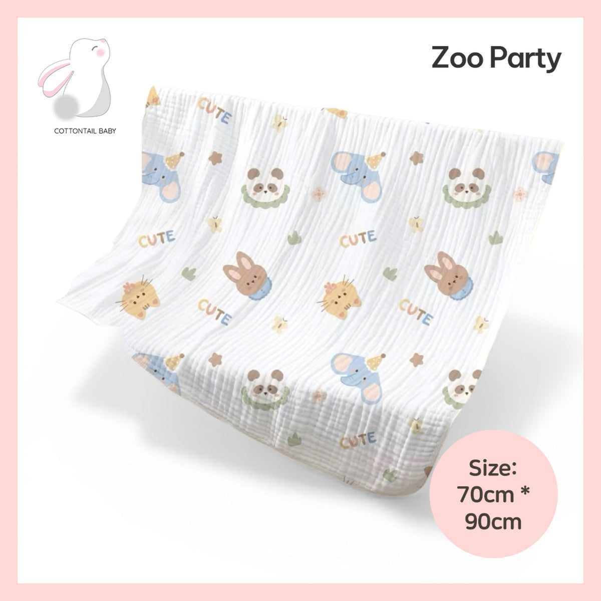 Cottontail Baby PureSoft Gauze Towel