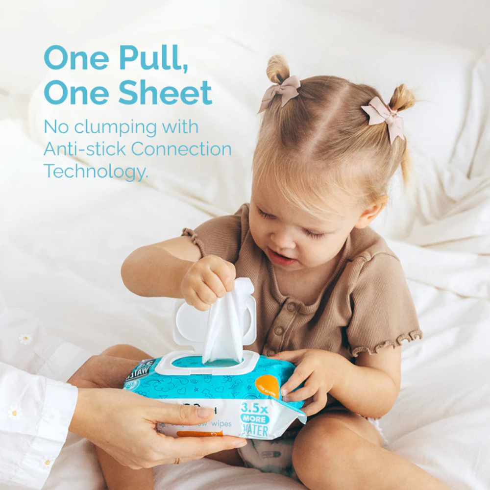 Hoppi Baby Wet Wipes (80 Wipes)