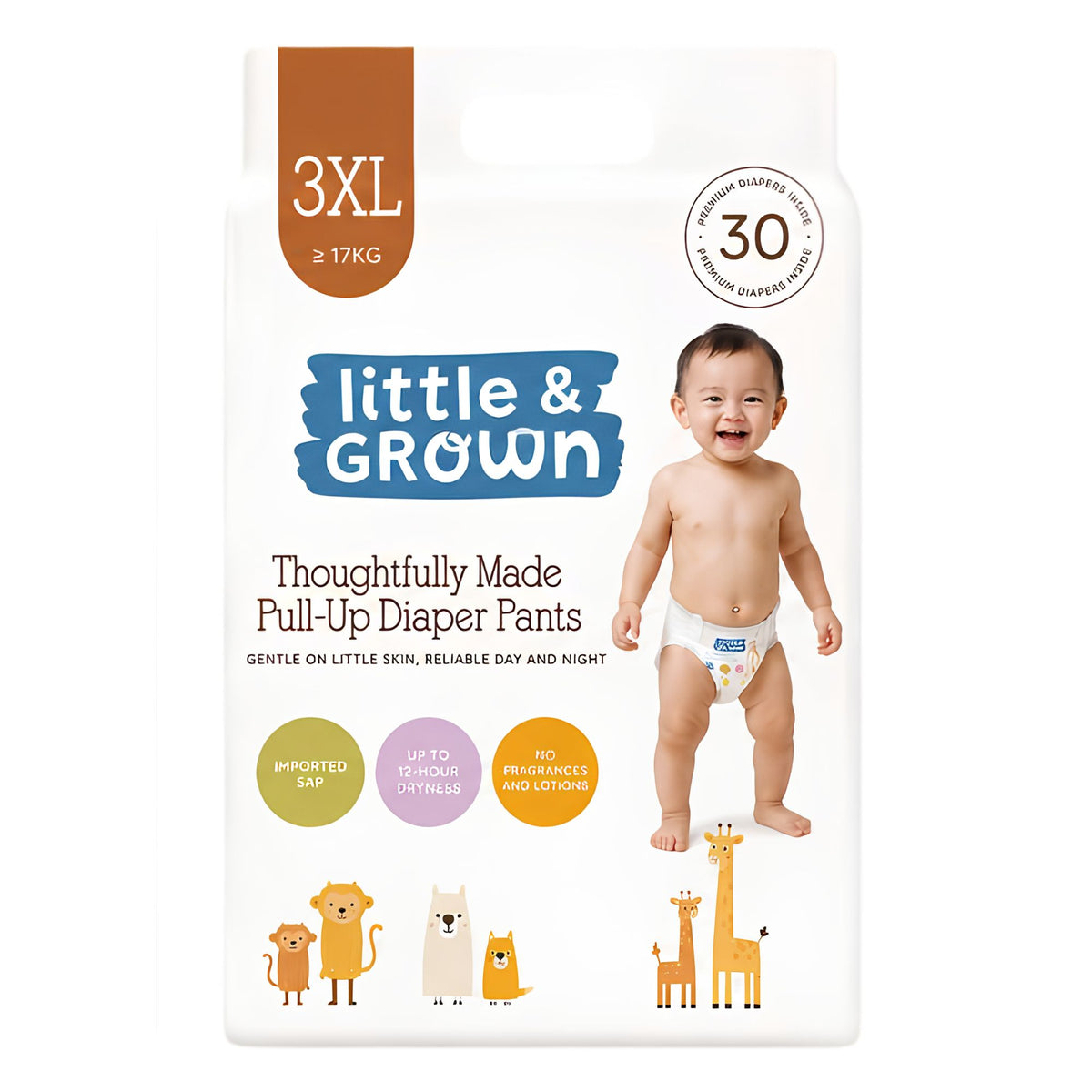 Little & Grown Pull Up Diapers 30's