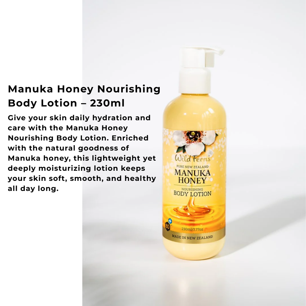 Wild Ferns Manuka Honey Nourishing Body Lotion (230ml)